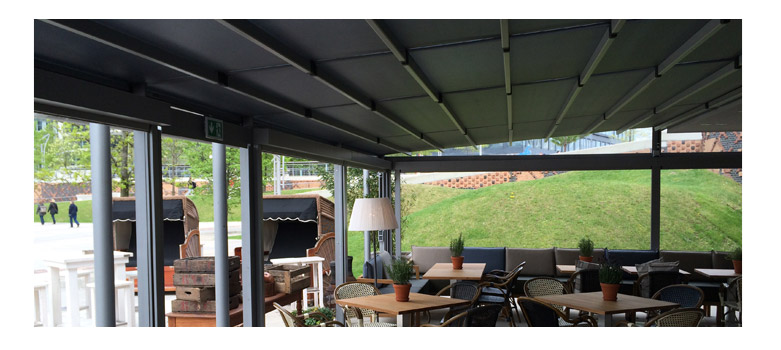 Leiner "Pergola Sunrain S" Terrassenfaltdach