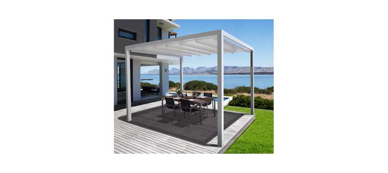 Leiner "Pergola Sunrain Q" Terrassenfaltdach