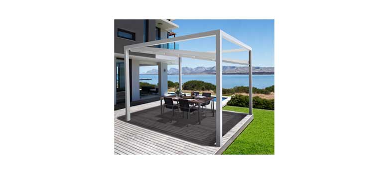 Leiner "Pergola Sunrain Q" Terrassenfaltdach