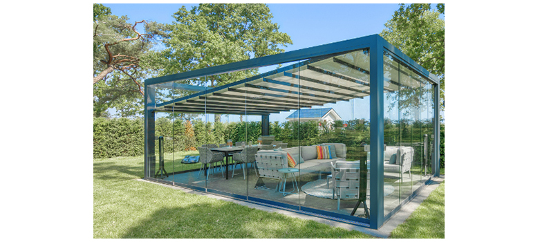 Leiner "Pergola Sunrain Q" Terrassenfaltdach