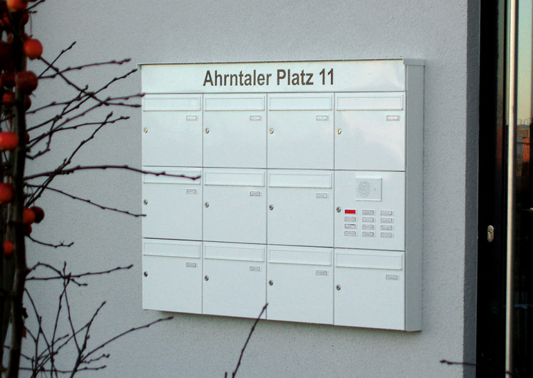 Allebacker Aufputz Briefkastenanlagen