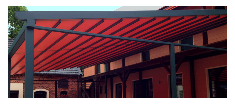 Leiner "Pergola Sunrain XLM" Terrassenfaltdach