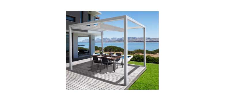 Leiner "Pergola Sunrain Q" Terrassenfaltdach