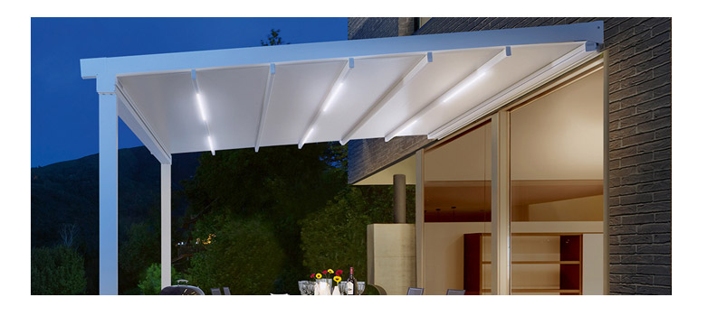 Leiner "Pergola Sunrain XLM" Terrassenfaltdach