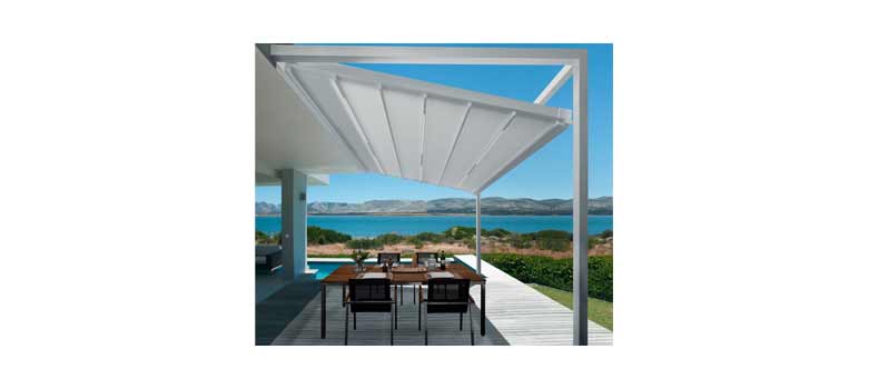 Leiner "Pergola Sunrain Q" Terrassenfaltdach