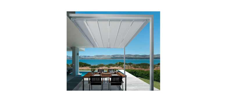 Leiner "Pergola Sunrain Q" Terrassenfaltdach